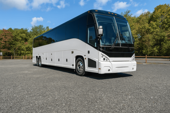 Huntersville Coach Bus Service 56 Passenger Charter Bus