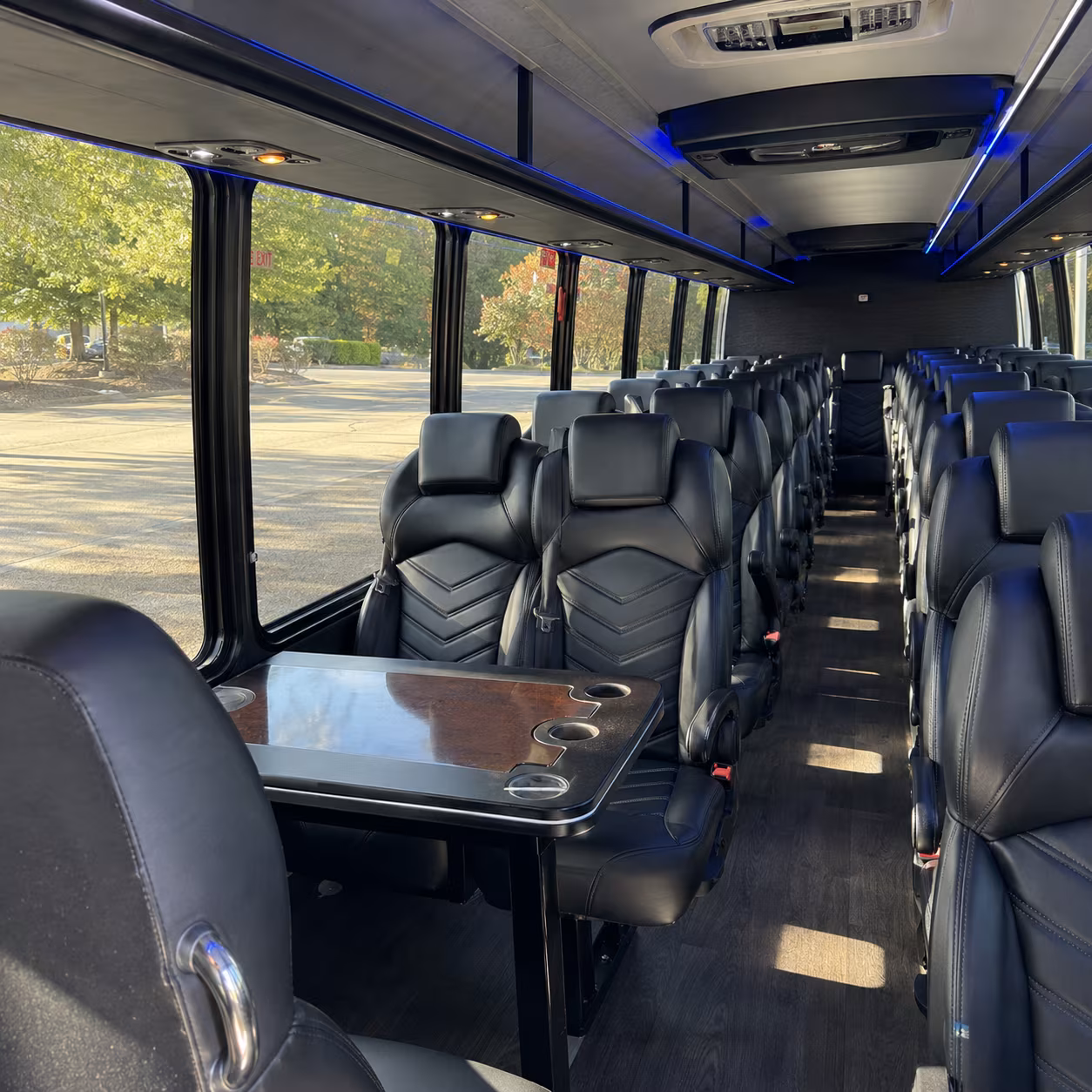 30 passenger minibus interior