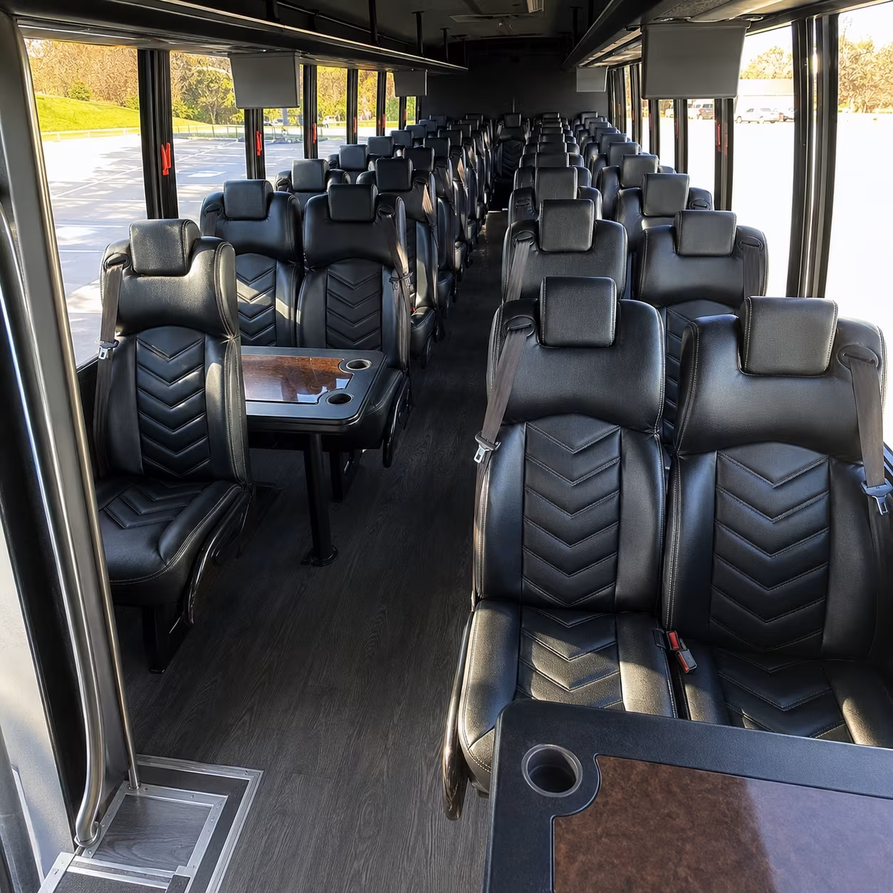 35 passenger minibus inside