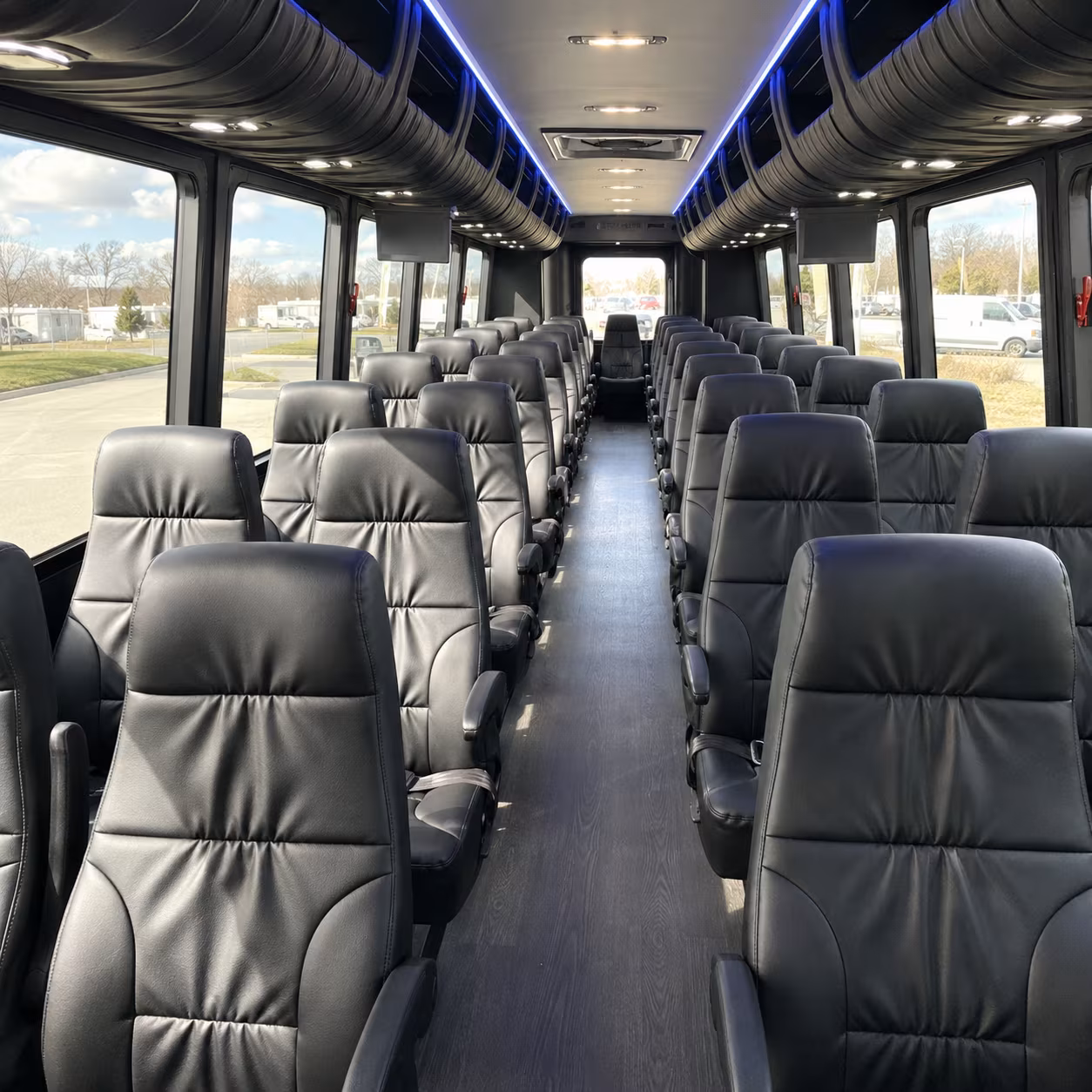 35 passenger minibus interior