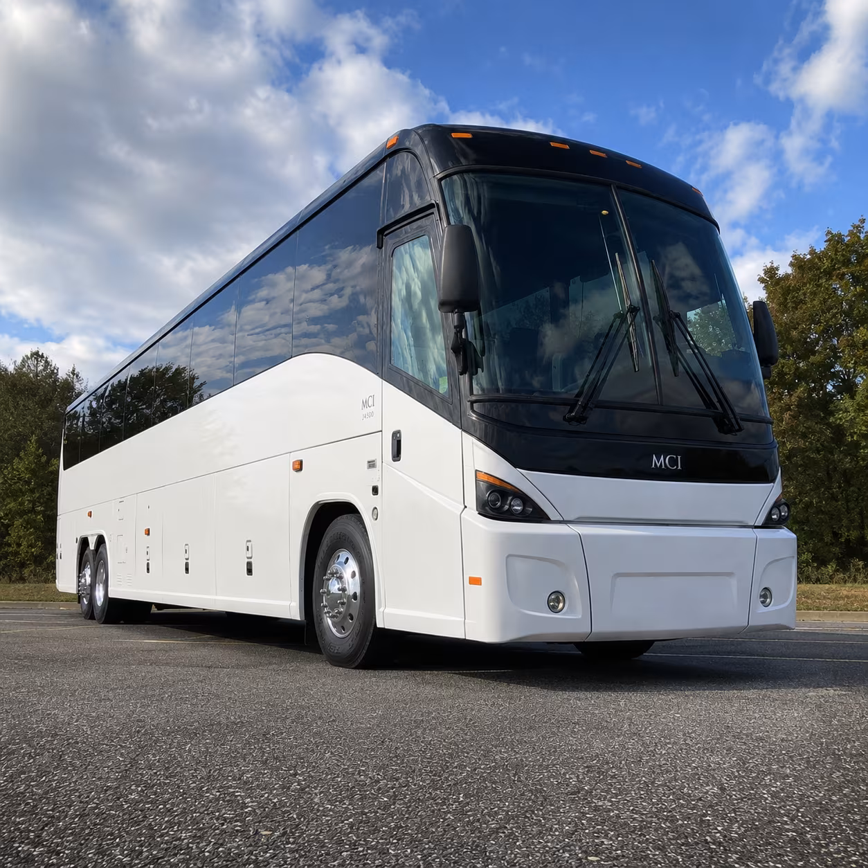 56 passenger charter bus