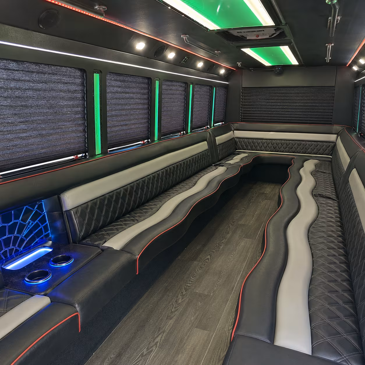 across huntersville north carolina party bus rental