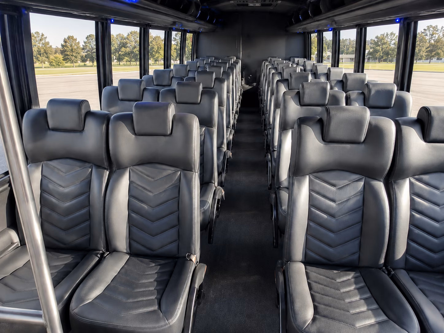 charter buses for large huntersville wedding receptions and multi venue days