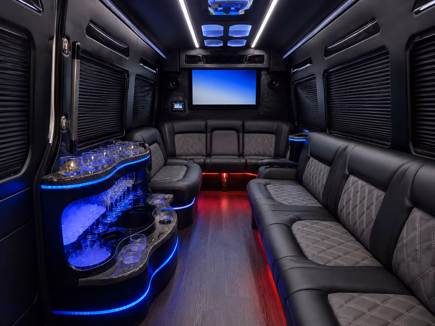 hotel to venue shuttle buses for huntersville corporate meetings