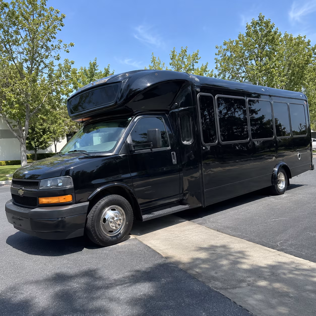 huntersville 15 passenger party bus