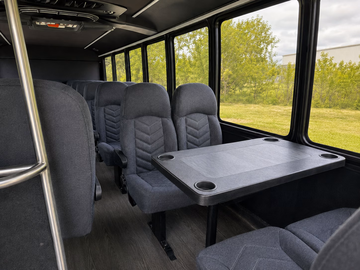 huntersville sporting event transportation onboard seating