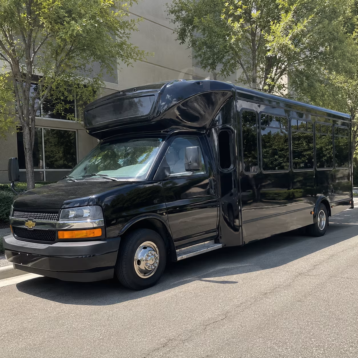 huntersville wedding party bus rental