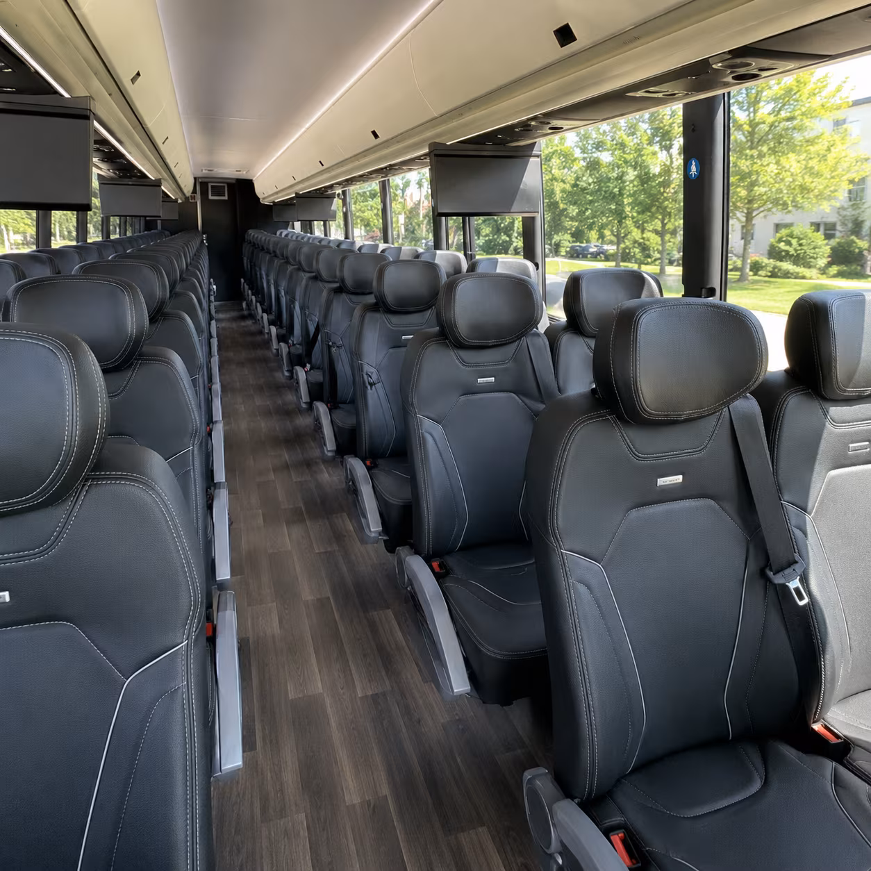 out of state charter bus rentals from the huntersville area