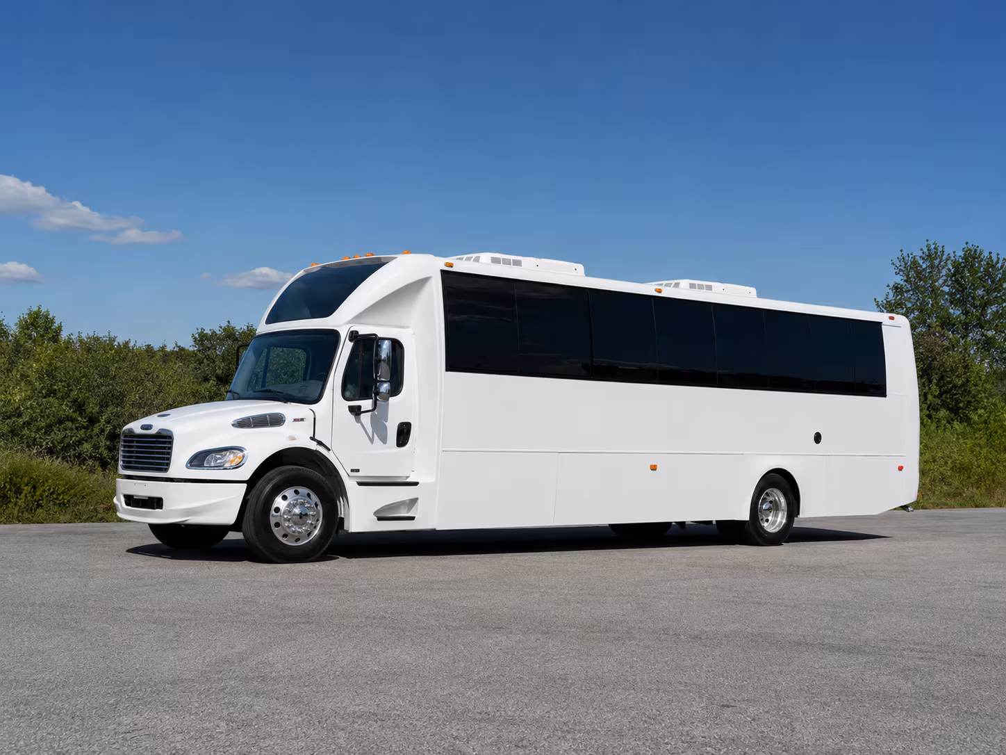 party bus rentals for huntersville area proms at schools along the lake norman corridor