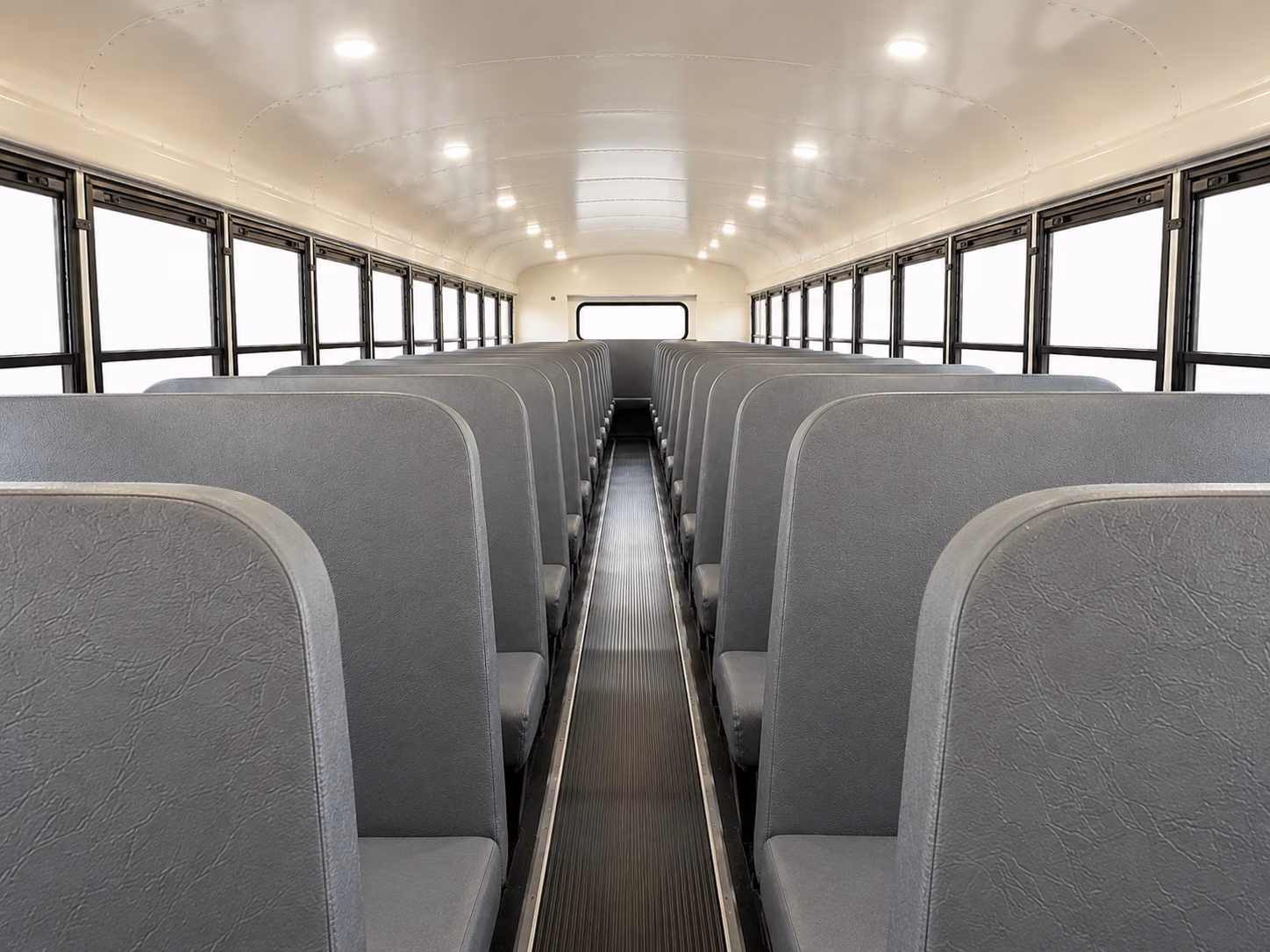 school bus inside