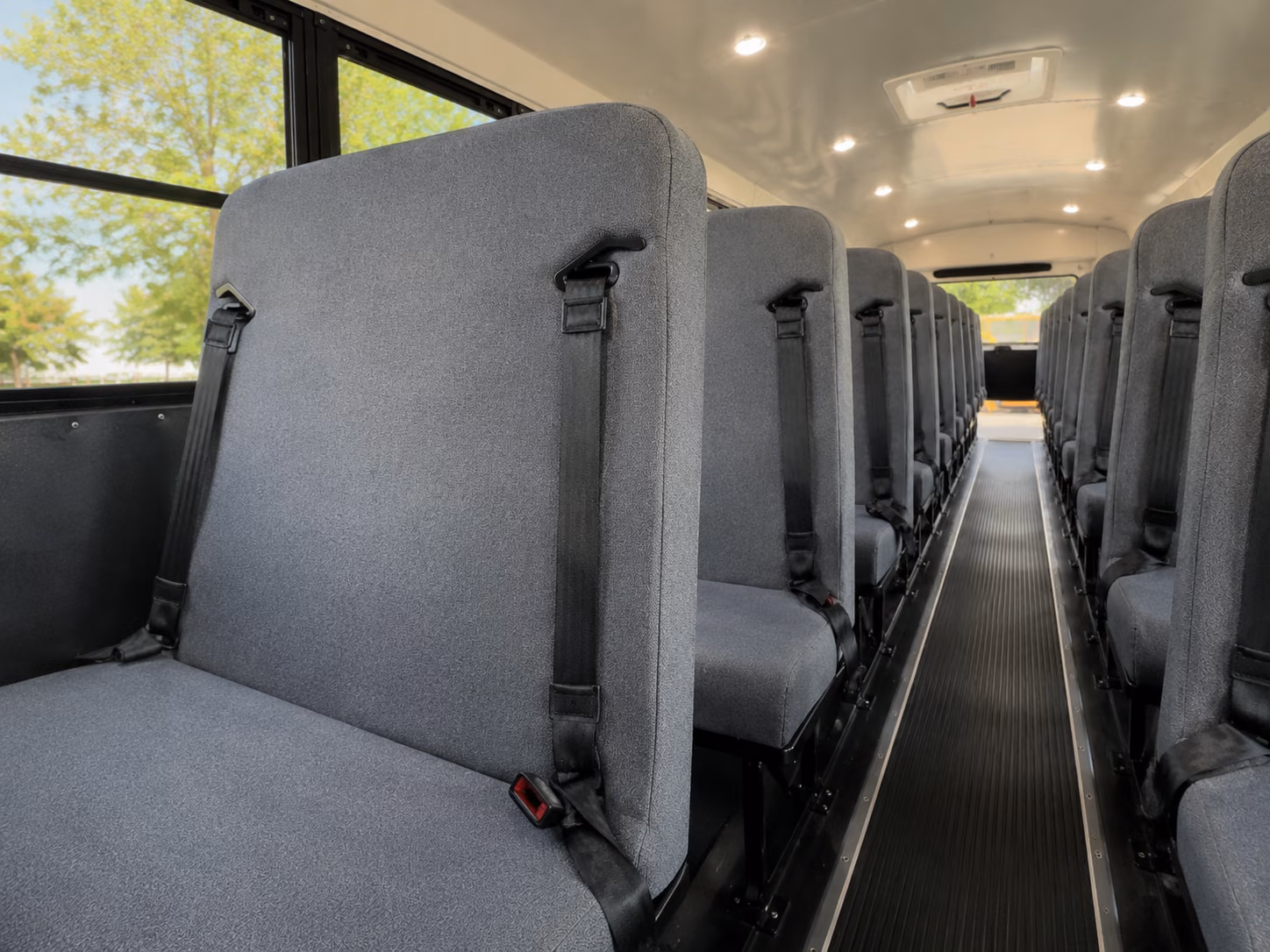 school bus interior