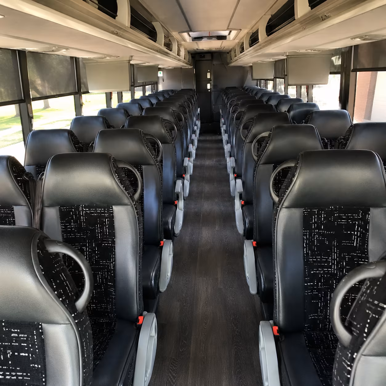 shuttle buses for weekly worship services in huntersville