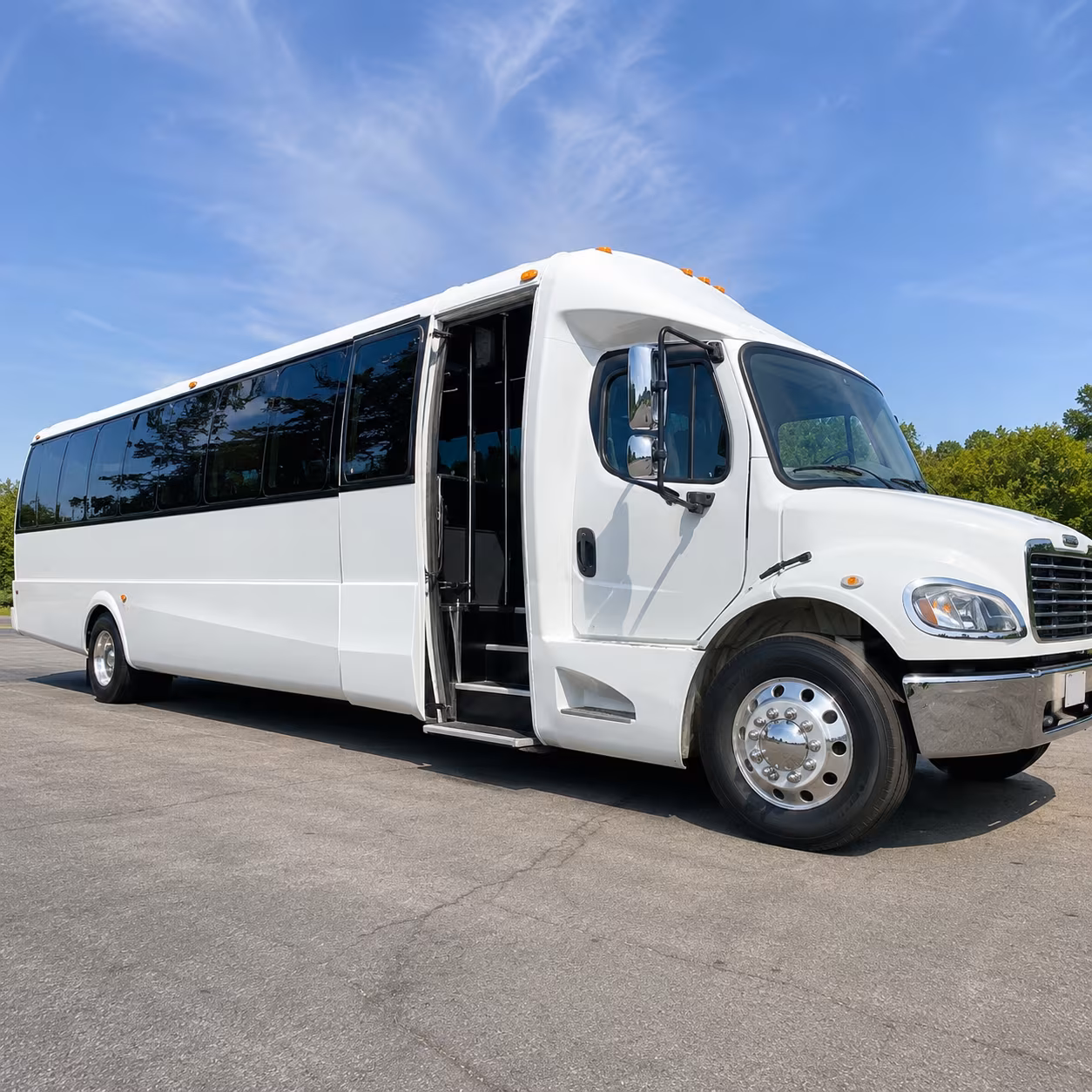 sporting event buses and game day transportation near huntersville